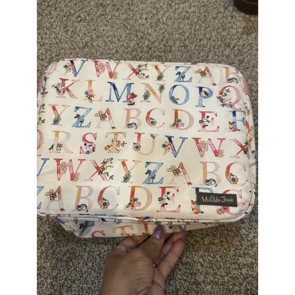Matilda Jane Heart To Heart Alphabet Lunchbox sandwich bag NEW - Picture 1 of 6